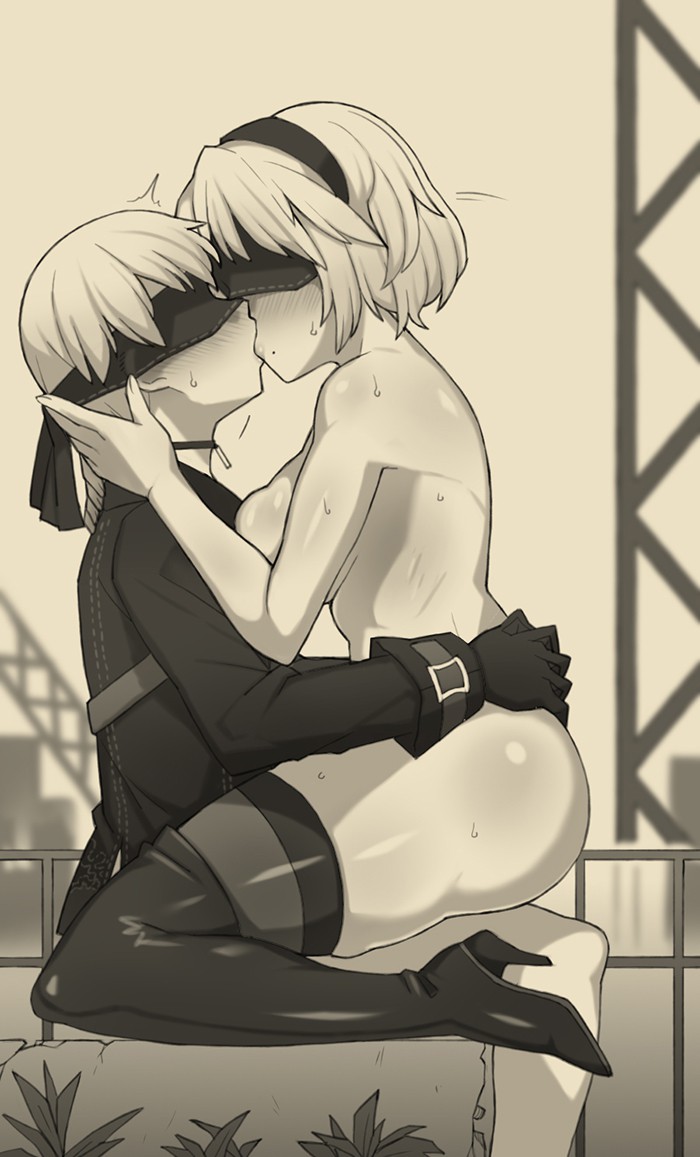 Hentai Manga Comic-2B <3 9S-Read-38